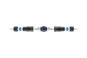 Netzwerk - Kabel - Lanview network coupler - Schwarz - LVN-IP68-STP-CAT6A-COUPLER