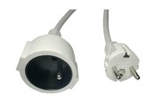 Stromkabel (Extern) - MicroConnect - power extension cable - Type F/E to Type E - 2 m - MC-PE0200FRW
