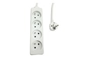 Stromkabel (Extern) - MicroConnect - power strip - 4-way - MC-PS040300FRW
