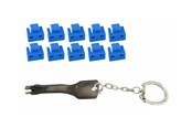 Netzwerkzubehör - MicroConnect LAN port blocker with key - MC-RJ45PORTBLOCK-B