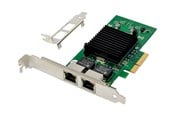 Netzwerkadapter (Netzkarte, Druckserver, u.s.w.) - MicroConnect - network adapter - PCIe 2.0 x4 - Gigabit Ethernet x 2 - MC-PCIEX4-82576-D