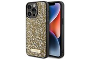 Handys - Cover & Cases - GUESS Rhinestone Metal Logo case for iPhone 15 Pro Max - yellow - 3666339153557