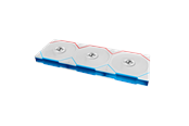 Gehäuselüfter - Lian Li UNI FAN TL FLEX 120 Reversed (3-pack) with controller - Gehäuselüfter - 120mm - Weiß mit RGB LED - 33 dBA - 12RTL1F3W