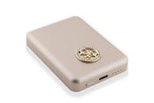 Powerbank (Akku) - GUESS MagSafe 4G Strassed Metal Logo induction power bank 15W 5000mAh - gold - 5000 mAh - 3666339172169
