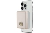 Powerbank (Akku) - GUESS MagSafe 4G Strassed Metal Logo induction power bank 5W 3000mAh - gold - 3000 mAh - 3666339170158