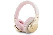 Kopfhörer/Headsets - GUESS Bluetooth on-ear headphones GUBH604GEMP pink/pink 4G Script - 3666339170226