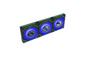 Gehäuselüfter - Lian Li UNI FAN SLINF LCD FLEX 120 (3-pack) - Gehäuselüfter - 120mm - Schwarz mit RGB LED - 30 dBA - 12SLIND1F3B