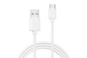 USB Kabel - X2O Basic USB-A/C 60W cable 2m - White - AA01 PVC2.0M