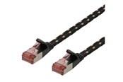 Netzwerk - Kabel - Deltaco patch cable - 1.5 m - black - Schwarz - 1m - UFTP-2312