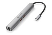 Dockingstationen - Sharkoon OfficePal Combo Adapter - docking station - USB-C - HDMI - 1GbE - 4044951040704
