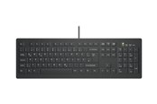 Tastaturen - Cherry Contour MedicalKey ClassicClean AK-C8100 Sanitizable - Tastatur - Deutsch - Schwarz - AK-C8100F-U1-B/GE