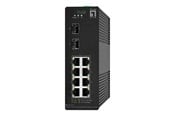 Switches - LevelOne Hilbert IGS-2110P - switch - industrial lite 802.3af/at -40 to 75°C - 10 ports - smart - IGS-2110P