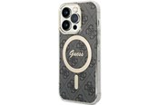 Handys - Cover & Cases - GUESS IML 4G MagSafe case for iPhone 15 Pro - black - 3666339194567