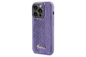 Handys - Cover & Cases - GUESS Sequin Script Metal case for iPhone 13 Pro / 13 - purple - 3666339176167