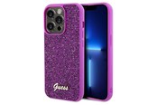 Handys - Cover & Cases - GUESS Disco Metal Script case for iPhone 14 Pro - fuchsia - 3666339173692
