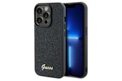 Handys - Cover & Cases - GUESS Disco Metal Script case for iPhone 14 Pro Max - black - 3666339173425