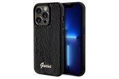 Handys - Cover & Cases - GUESS Sequin Script Metal case for iPhone 14 Pro Max - black - 3666339172862
