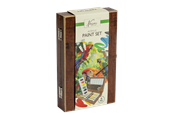 Kunst & Handwerk Ausstattung - Nassau Wooden Box - Acrylic Paint - 19 pcs - AR077002