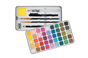 Kunst & Handwerk Ausstattung - Nassau Luxury Watercolor Paint Set - 45 Colors - AR052802