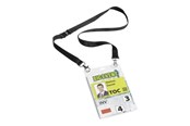 Konferenz und Präsentation - DURABLE card holder - for A6 - black - 852501
