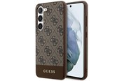 Handys - Cover & Cases - GUESS 4G Stripe Collection case for Samsung Galaxy S24+ - brown - 3666339241162