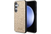 Handys - Cover & Cases - GUESS Glitter Script case for Samsung Galaxy S24 - gold - 3666339241360