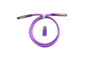 Tastaturen - Keychron Doppelt ummanteltes Geek USB 8K-Kabel (Purple) - Tastaturkabel - Lila - Cab-40