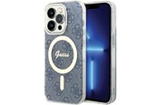 Handys - Cover & Cases - GUESS IML 4G MagSafe case for iPhone 15 Pro - blue - 3666339194642