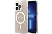 Handys - Cover & Cases - GUESS IML 4G MagSafe case for iPhone 15 Pro - pink - 3666339194680