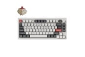 Tastaturen - Keychron Q1 Ultra 75% 8K Wireless Tri-Mode - Gaming Tastatur - 75% - Englisch (US) - Weiss - Q1U-P1