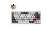 Tastaturen - Keychron Q1 Ultra 75% 8K Wireless Tri-Mode - Gaming Tastatur - 75% (compact TKL - Alice) - Englisch (US) - Weiss - Q1U-P3