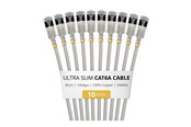 Netzwerk - Kabel - StarTech.com Startech patch cable - 30 cm - grey - Grau - 6ASTP34GRS30CM10PK