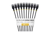 Netzwerk - Kabel - StarTech.com Startech patch cable - 15 cm - black - Schwarz - 6AUTP34BKS15CM10PK