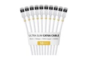 Netzwerk - Kabel - StarTech.com Startech patch cable - 30 cm - white - Weiß - 6ASTP34WHS30CM10PK