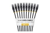 Netzwerk - Kabel - StarTech.com Startech patch cable - 1 m - black - Schwarz - N6PAT100CMBKS10PK
