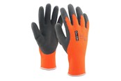 Sicherheitsausrüstung & Arbeitskleidung - OX-ON Comfort 3304 Winterhandschuh schwarz/orange - Gr. 9 - 198.39