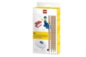 Schul-Zubehör - LEGO Bleistift-Set mit Minifigur, Bleistiftspitzer und Radiergummi - 4003055-53708