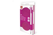 Schul-Zubehör - LEGO Locking Notebook with Gel Pen Red - 4003064-53696
