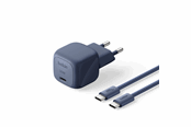 Handys - Adapter und Ladegeräte - Belkin BoostCharge 30W USB PD Wall Charger w/ PPS (Incl. 2m USB-C - USB-C Cable) - Indigo - WCA008kq2MBL-B6