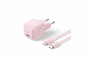 Handys - Adapter und Ladegeräte - Belkin BoostCharge 30W USB PD Wall Charger w/ PPS (Incl. 2m USB-C - USB-C Cable) - Blush - WCA008kq2MPK-B6
