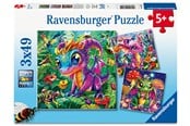 Puzzle - Ravensburger Baby-Gartendrachen 3x49p - 12004301