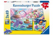 Puzzle - Ravensburger Süßigkeitenwelt 3x49-teilig - 12004260