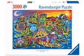 Puzzle - Ravensburger Insel der Sehenswürdigkeiten 3000p - 12001825