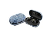 Kopfhörer/Headsets - GUESS 4G Metal Bluetooth headphones with ENC docking station - blue - 3666339220853