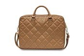 Taschen - GUESS Quilted 4G bag for a 16" laptop - brown - 3666339210953