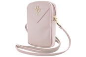 Handys - Anderes Zubehör - GUESS Zip Triangle 4G bag - pink - 3666339210632
