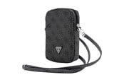 Handys - Anderes Zubehör - GUESS Zip 4G Triangle bag - black - 3666339210731