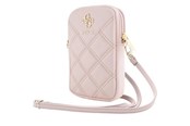 Handys - Anderes Zubehör - GUESS Zip Quilted 4G bag - pink - 3666339210700