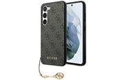 Handys - Cover & Cases - GUESS 4G Charms Collection case for Samsung Galaxy A35 - black - 3666339259662
