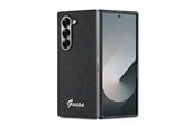 Handys - Cover & Cases - GUESS 4G Glitter Script Case for Samsung Galaxy Z Fold 6 - Black - 3666339322632